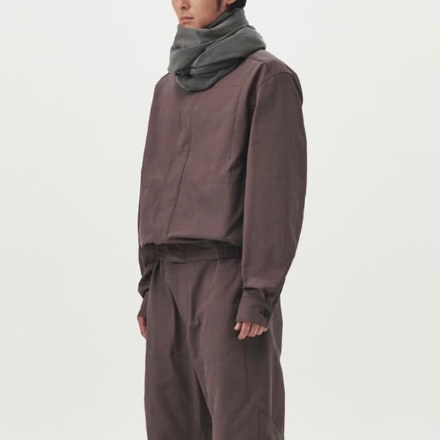 ee 코튼 블루종 다크브라운 s사이즈