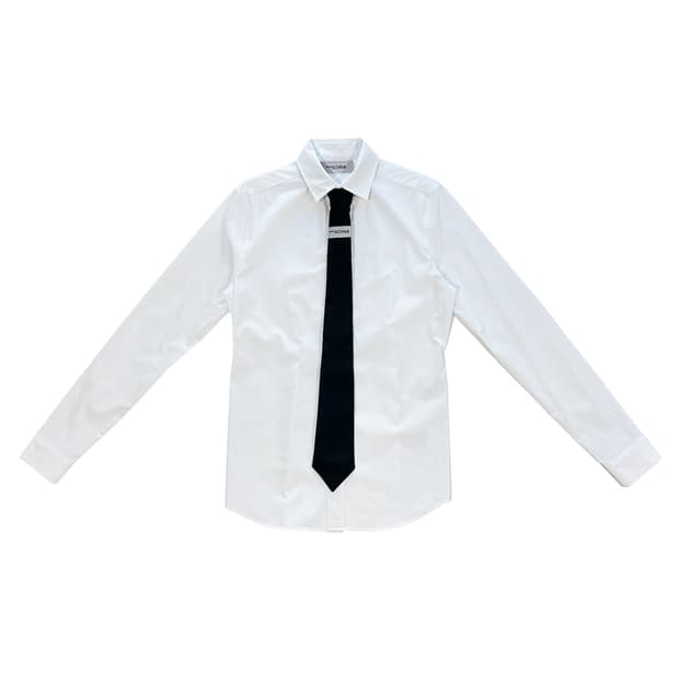 (새상품) 지초이 슈나 셔츠 화이트 1&넥타이 블랙 판매