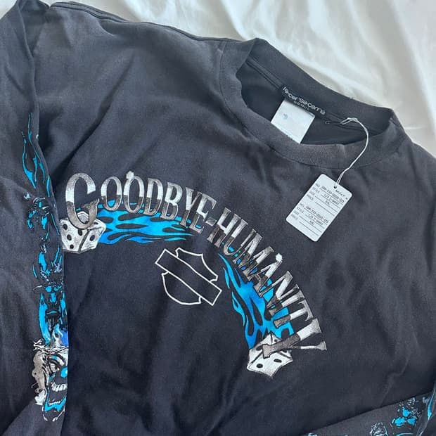 [세인트 미카엘] 굿바이휴머니티(할리데이비슨) 롱슬리브 2xl
