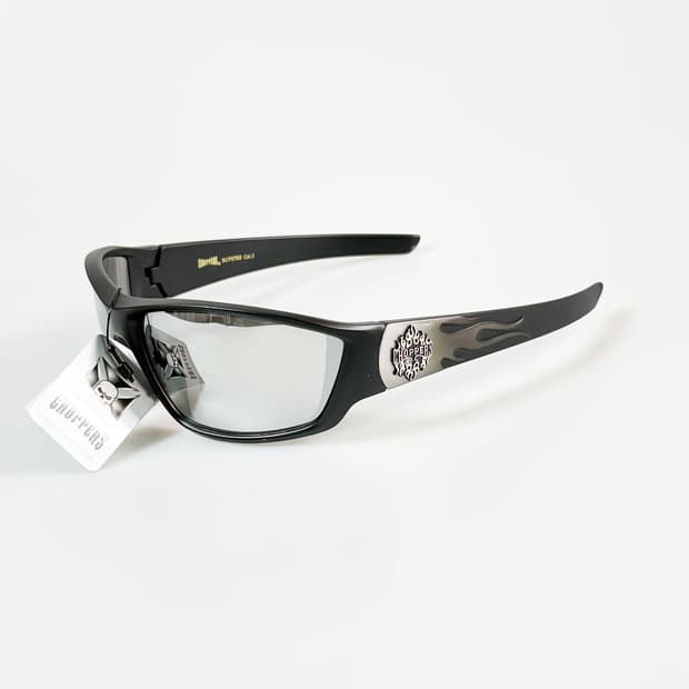 CHOPPERS 맷블랙 랩어라운드 스포티 바이커 빈티지 선글라스