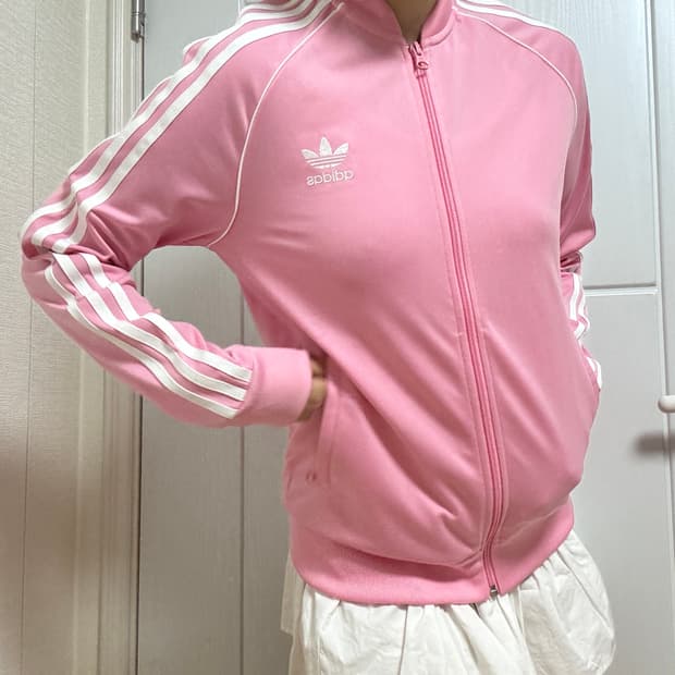 아디다스 핑크 져지 딸기우유 슈퍼스타