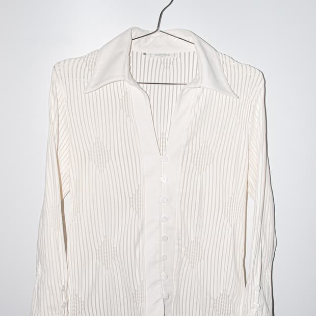 Sheer Stripe Jacquard Shirts