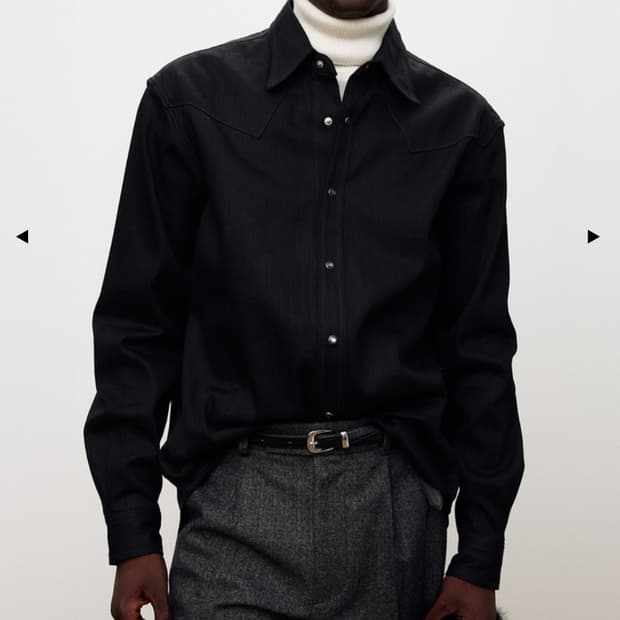 토니웩 웨스턴 데님 셔츠