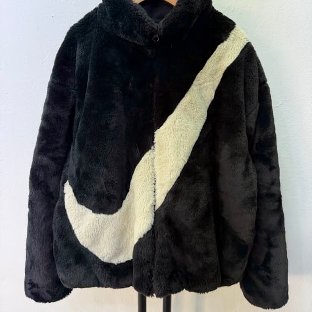 정품) 나이키 여성 후리스 퍼 자켓 L