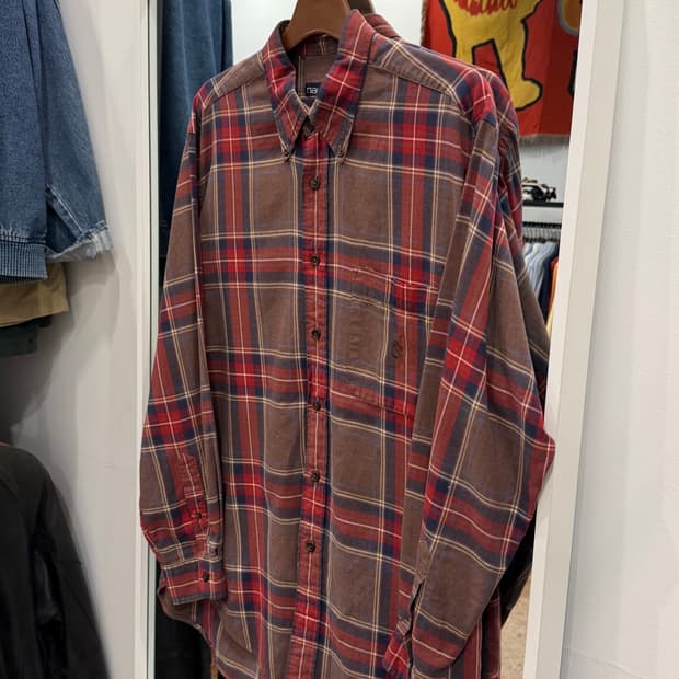 90s Nautica 노티카 체크 셔츠