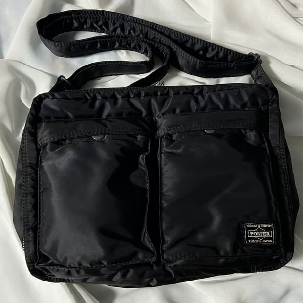 미품)PORTER 포터 탱커 숄더백 L 블랙
