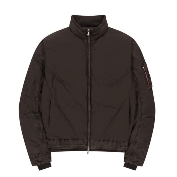 엑슬림 EP.8 01 DOWN JACKET BROWN