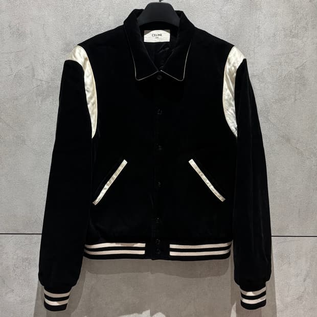56/셀린느 코듀로이 테디 바시티 자켓