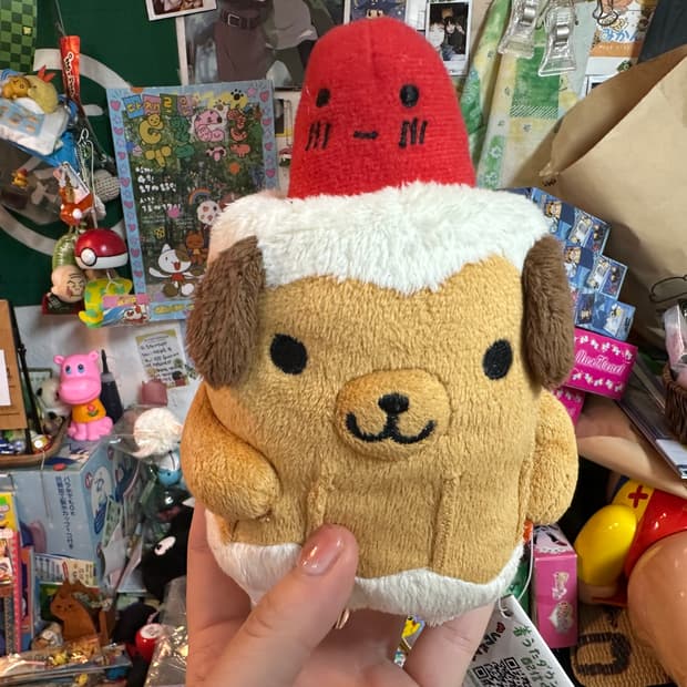 어묵강아지 인형