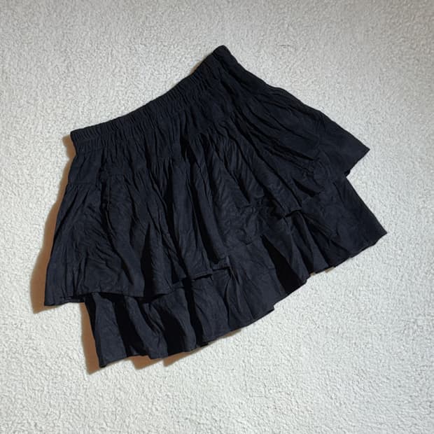모리걸 블랙 캉캉 스커트