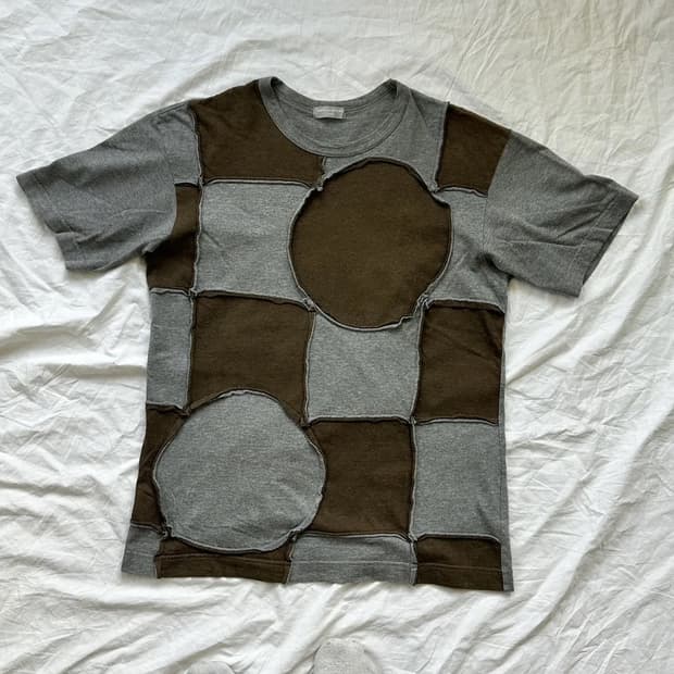 꼼데가르송 옴므 패치워크 티셔츠