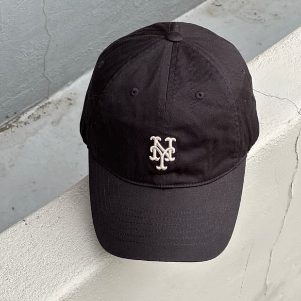 [F] MLB 엠엘비 뉴욕메츠 로고 차콜그레이 볼캡 모자