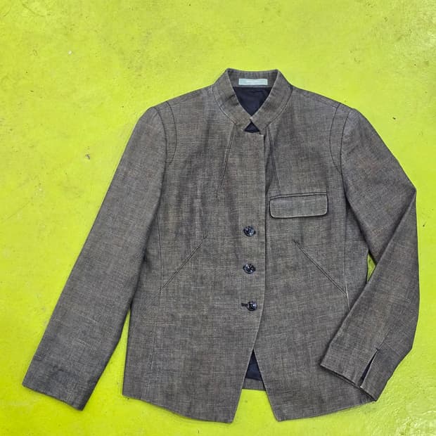 IMAGERY 여성 노카라 자켓