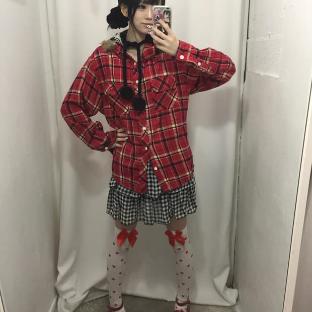 미니마우스 체크 코디！ ✦ 