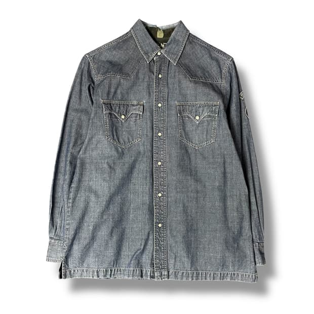 쉐인진스 히든 버튼 데님 웨스턴 M