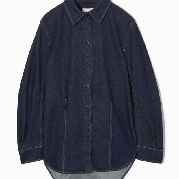 COS 코스 데님셔츠 32