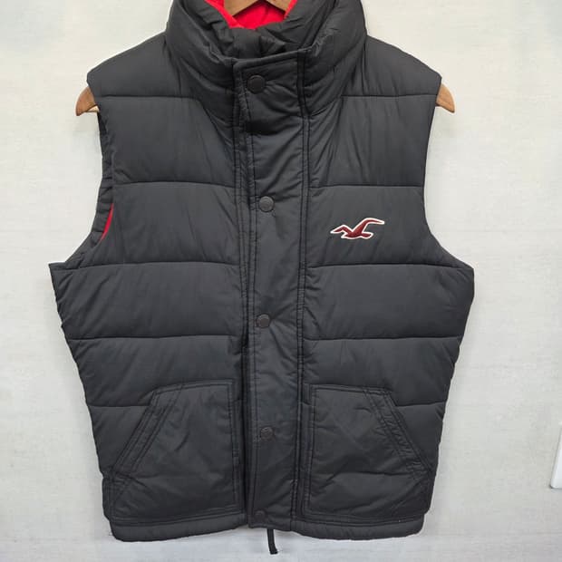 홀리스터 안감플리스 패딩조끼 s m