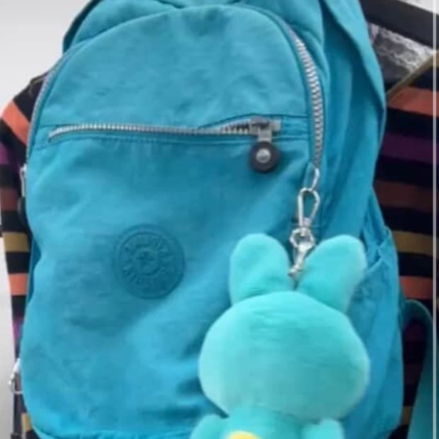 키플링 민트 백팩