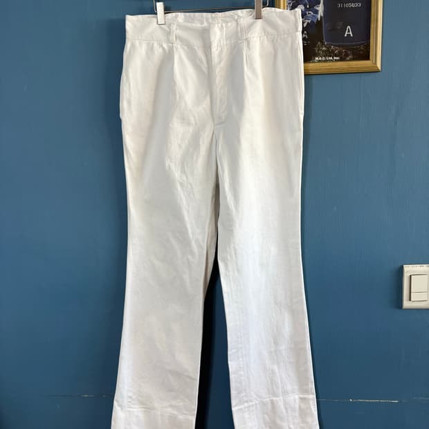 60‘s Italian navy white sailor pant.