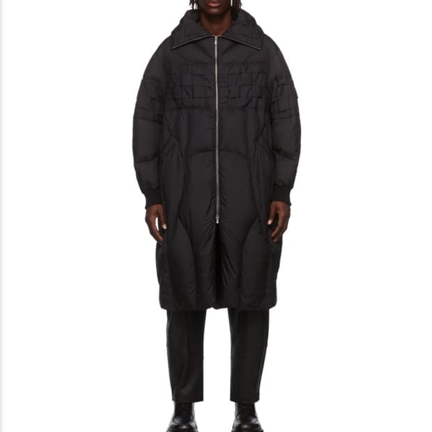 첸 펭 블랙 아쿠아 아머 다운 롱패딩