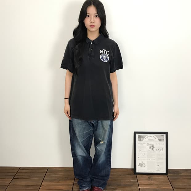 Hilfiger Denim NYC Patch Polo Shirt