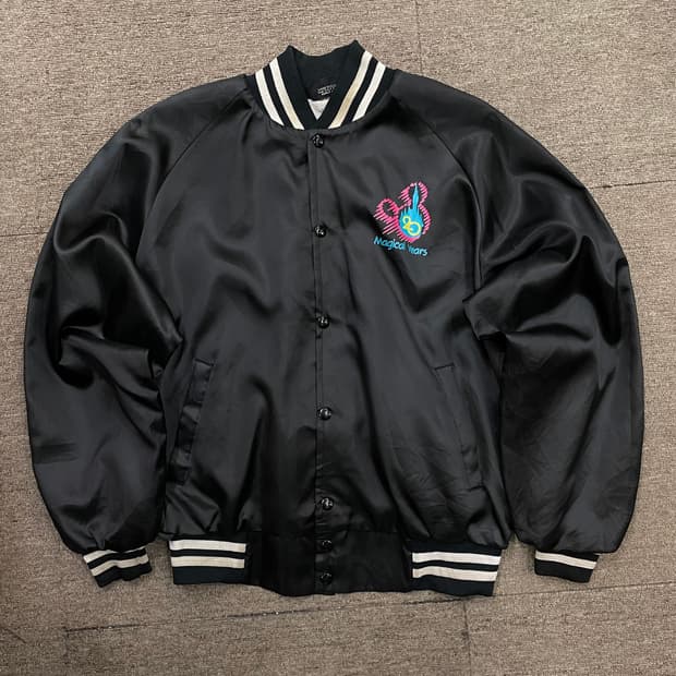 (M) USA Disney 디즈니 나일론 스타디움 바시티 자켓