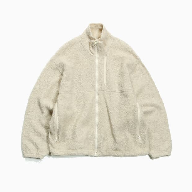 시오타 울 블루종 플리스 자켓