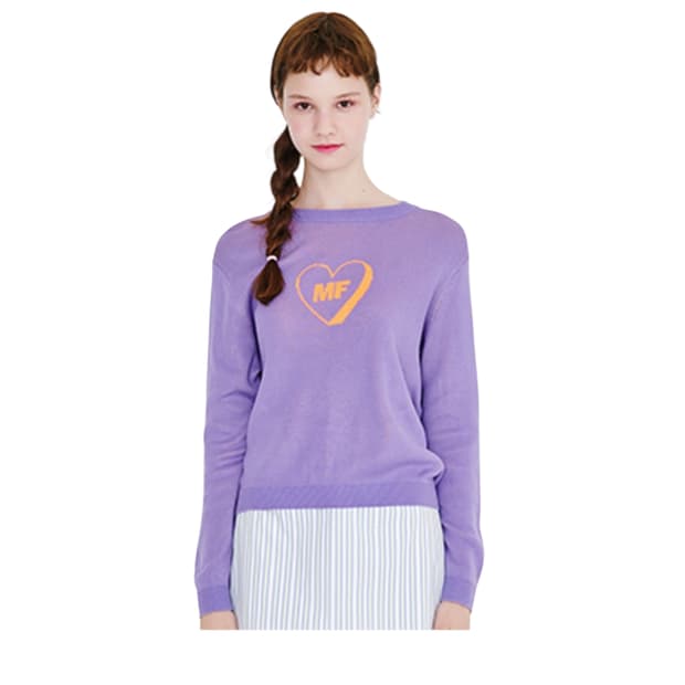 MARGARIN FINGERS Heart Knit Sweater