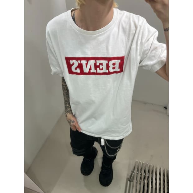 벤데이비스 박스로고 반팔티 r4192
