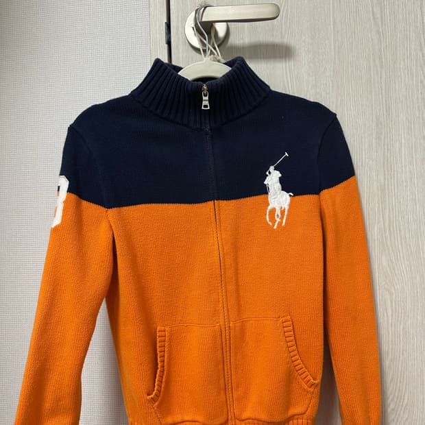 빅포니 폴로 오렌지 집업 