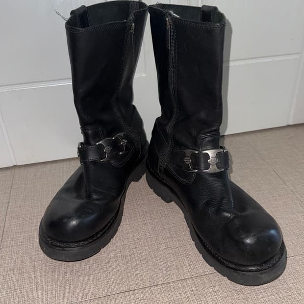 할리데이비슨 모터사이클 하네스 버클 부츠