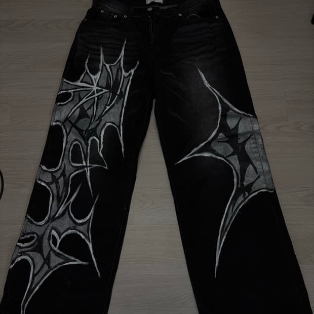 빈티지 페인팅 데님