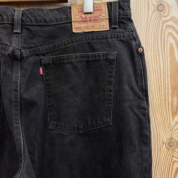 USA 리바이스 550 흑청 팬츠