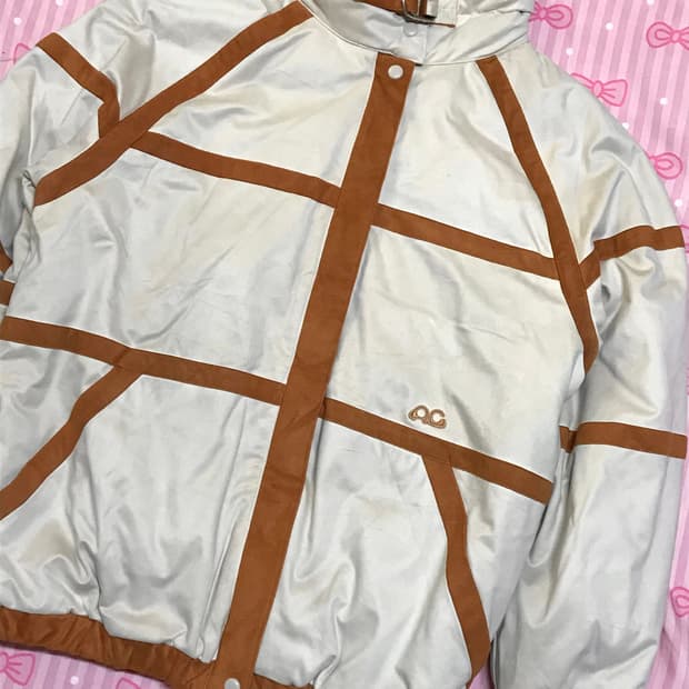 Courreges 꾸레쥬 2000s 아카이브 패딩 점퍼 y2k 갸루