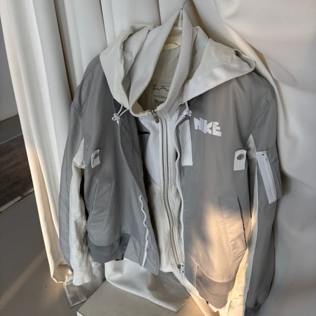 Sacai X Nike Layered Nylon Jacket