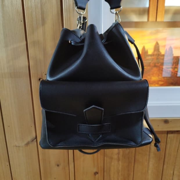 가죽 버킷백 숄더백