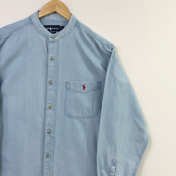 105 폴로 데님 셔츠