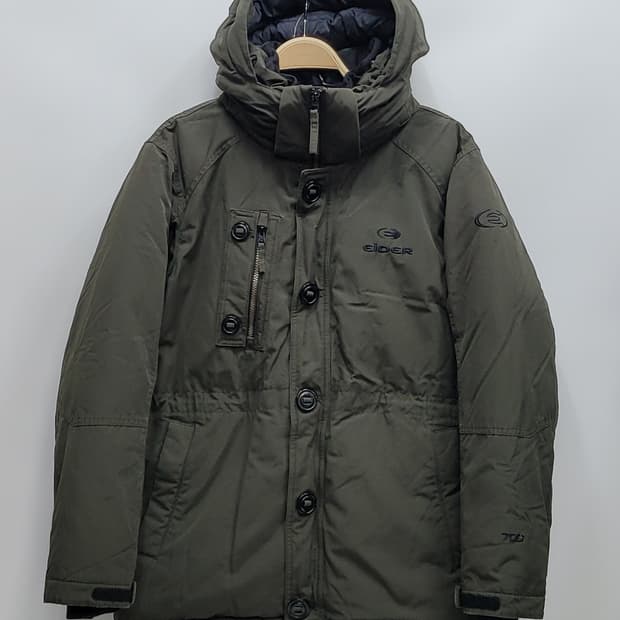 EIDER 아이더 헤비 다운 패딩 자켓 / 남 L 카키다잉
