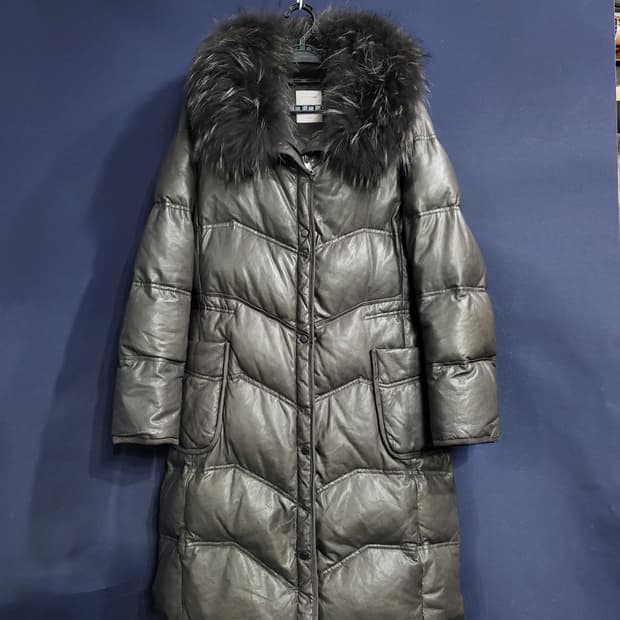 샤트렌 덕다운 모피 양가죽 패딩