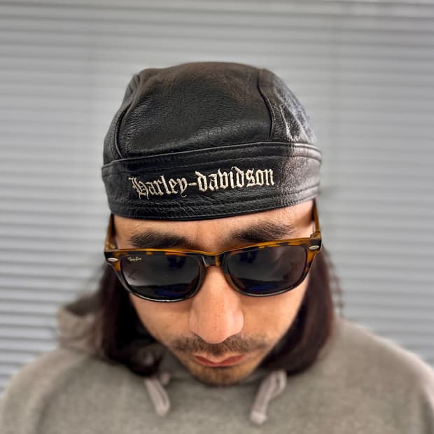 데이비쑨 소가죽 두건