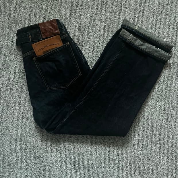 타임원클로딩 엣라코 Lot 107 구형 악수탭 데님팬츠 32