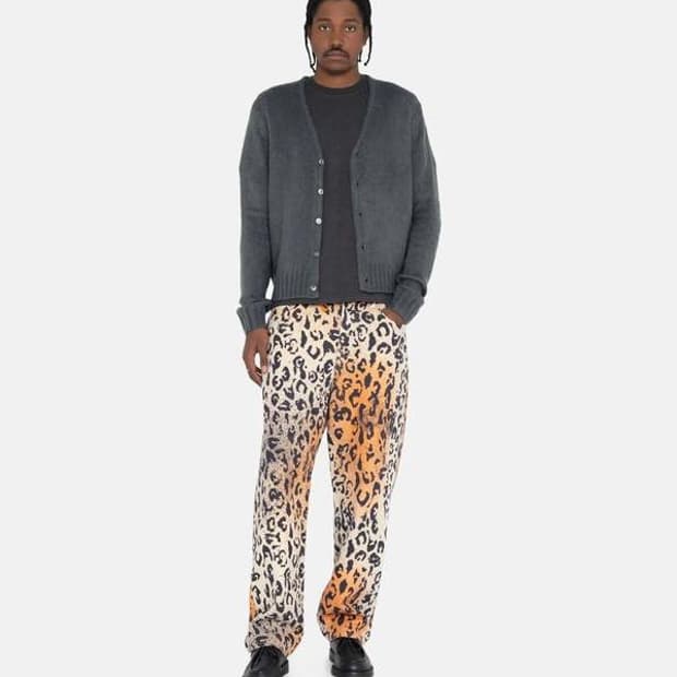 스투시 브러쉬드 샤기 가디건