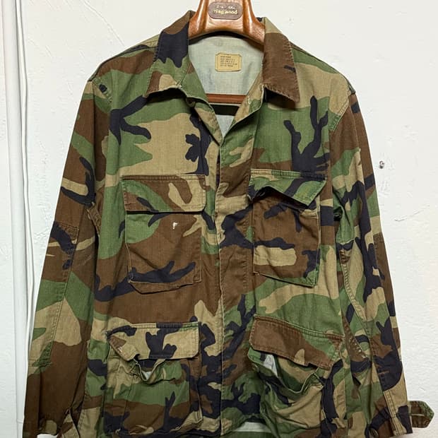 80's U.S Army 우드랜드 카모플라주 BDU 자켓 M/R