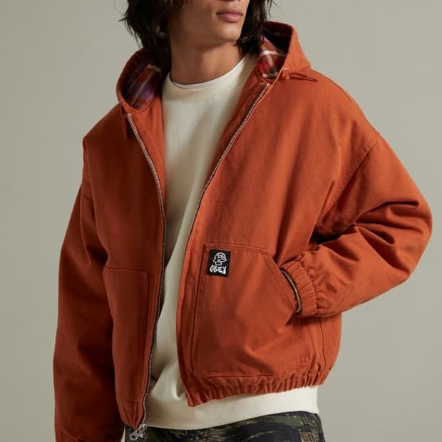 오베이 vacant hooded jacket 오렌지