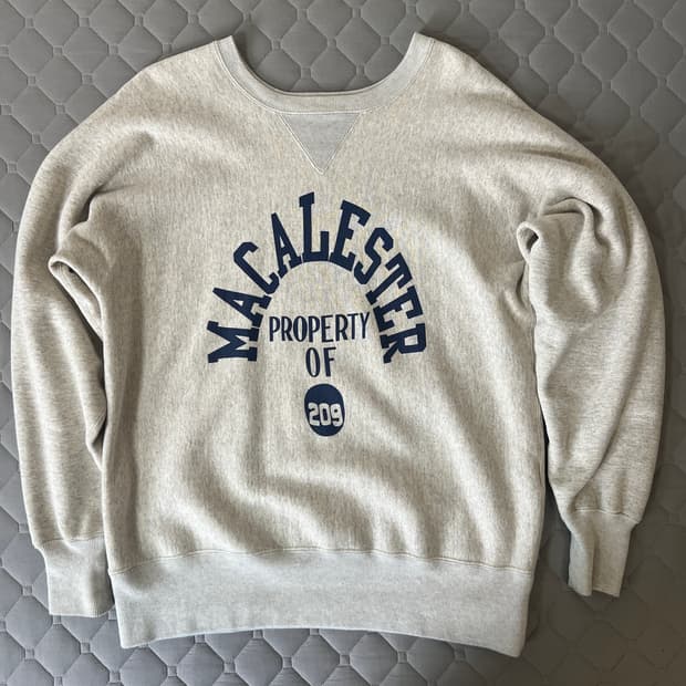 L 챔피온 트루 투 아카이브 1st MACALESTER 스웻셔츠 맨투맨
