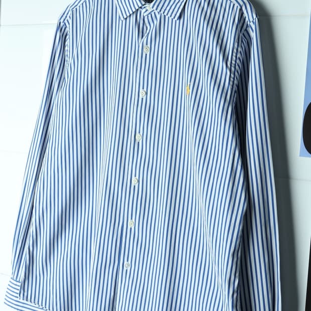 (L-XL) 폴로 랄프로렌 셔츠 남방 USA 블루 마린-H3H33999