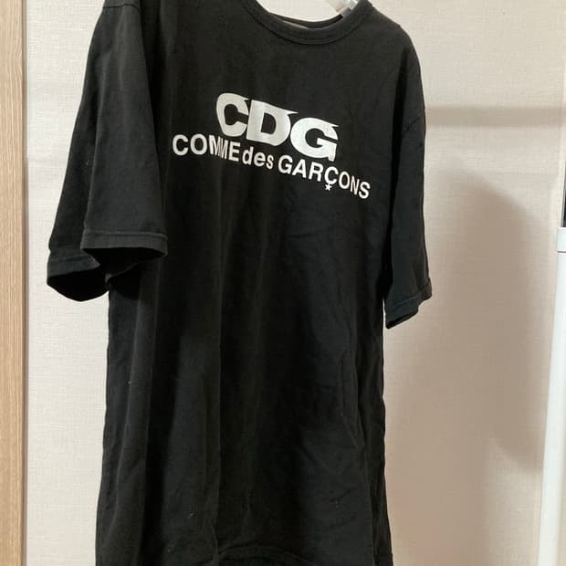 꼼데가르송 CDG logo t-shirt (black)