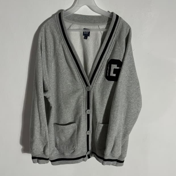 GAP 1969 그레이 기모 가디건