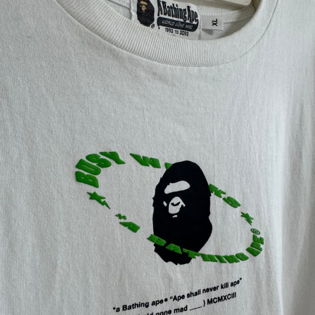 BAPE 베이프 롱슬리브 XL