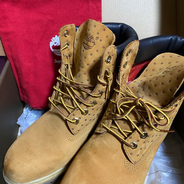 팀버랜드 x 슈프림 x 꼼데가르송 3자협업 6인치 [285]